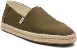TOMS Alpargata Rope 2.0 Shoe Baumwoll M&auml;nner Oliven Espadrilles - EUR 40.5