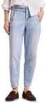 Street One High Waist Barrel Leg Jeans im Loose Fit Ultra Bleached Wash 26