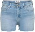 ONLY Female Jeans-Shorts ONLWAUW Mittlere Taille Normal geschnitten Shorts