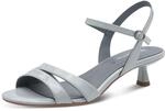 Tamaris Damen Sandalette mit Stilettoabsatz, blau, 37 EU
