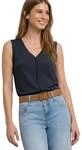 Street One Damen Top mit V-Neck und Crochet-Tape
