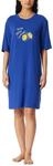 Schiesser Damen Nachthemd Kurzarm, 90 cm lang Modal Jersey - Casual Fashion