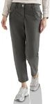 Cecil Mid Waist Slim Leg Hose im Casual Fit Clear Khaki 36