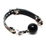 Erotic Fashion Mundknebel, Leopard-black Leather Einstellbare, 1er-Pack (1 x 1