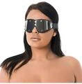 Erotic Fashion ra7521 Augenmaske mit Metall, schwarz-silber Leder / Metall
