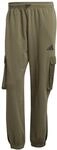 adidas Herren City Tech Utility Fleece Pants, Olive strata, L
