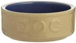 Mason Cash Original Cane Hundenapf mit Beschriftung, Durchmesser 180 mm, blau
