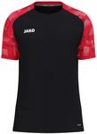 JAKO Unisex T-Shirt Sonic, schwarz/rot, S