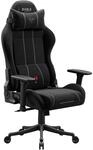 Diablo Gaming Stuhl ergonomisch Stoff Kinder Jugend Drehstuhl mit Lendenkissen
