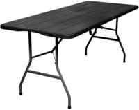 WELL HOME MOBILIARIO & DECORACI&Oacute;N, Schwarz Multifunktionaler Klapptisch, 180 x 74 x