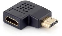 Equip Adapter HDMI > HDMI 90░ flach gewinkelt S/B Schwarz Polybeutel