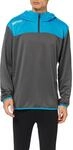 Kempa Kinder Hoodie Emotion 2.0 Zip Hoodie, Anthra/kempablau, 116, 200226716