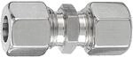 RIEGLER 112400-ES 59 Gerade Verschraubung, Rohr-Au&szlig;en-&Oslash; 18mm, Edelstahl 1.4571,