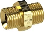 RIEGLER 131785-MS2522212 Doppelgewindenippel, zyl., G 2 a., G 2 1/2 a., SW 80,