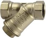 RIEGLER 141004-60-4 N-0,3 Schmutzf&auml;nger, Messing vernickelt, G 3/4, DN 20, MW...