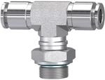 RIEGLER 135177-855.014-6 ES T-Steckverschraubung, drehbar, G 1/4 a.,...