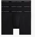 Tommy Hilfiger Herren 3er Pack Boxershorts Briefs mit Logobund, Schwarz