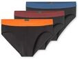 Schiesser Herren 3 Pack Slips Bio Baumwolle Multipack - 95/5 Organic