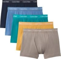 Calvin Klein Herren 5er Pack Boxershorts Trunks Unterw&auml;sche, Mehrfarbig