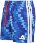 adidas Herren Football-Inspired Graphic Swim 5 Inch Swimwear, semi Blue...