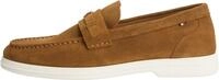 Tommy Hilfiger Herren Loafer Light Flag Hardware aus Wildleder, Braun (Coconut