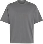adidas Herren Soft Lux Graphic Shirt, Grey Five, L