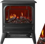 Elektrokamin mit Heizl&uuml;fter 1950W Elektro Kamin Elektrischer Heizung LED...