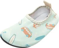 Playshoes Unisex Kinder Barfu&szlig;-Schuhe, Surf Bus, 18/19 EU