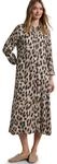 Street One Damen Midi-Kleid mit Durchgehender Knopfleiste