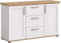 xonox.Home - Sideboard Verona 129x80x40 cm in Sibiu L&auml;rche und Artisan Eiche -