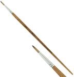 KUM 5124811 - Acryl- und &Ouml;lpinsel Wood Line, Rund, Gr&ouml;&szlig;e 6, f&uuml;r K&uuml;nstler,