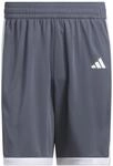 adidas Herren Mens Pulse Speed Bball Short Shorts, Team Onix/White, S
