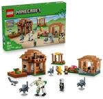LEGO Minecraft Angriff des Magiers auf das Dorf - Modell mit Garten - 11 Figuren