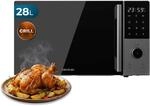Cecotec Digitaler Mikrowellenherd mit Grill 28L Proclean 2800. 900W, Grill 1200W,