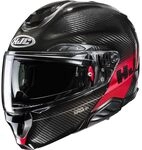 HJC, Modularer Motorradhelm RPHA 91 CARBON ELIG Red Carbon MC1, XS