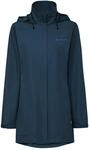 VAUDE Damen Regenjacke Escape Parka, wasserdichter Regen-Parka, atmungsaktiv und