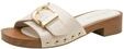 Tamaris Damen Heeled Mules Synthetik, beige, 42 EU