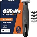 Gillette Fusion One Hybrid Rasierer Herren Elektrisch f&uuml;r Gesicht und K&ouml;rper,