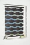 K-home Klemmfix Doppelrollo "Welle" ohne Bohren - Anthrazit 120 cm x 150 cm (B...
