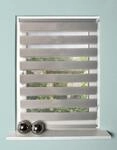 Home fashion 067400-0203 grau 150 cm x 50 cm Kettenzugrollo Zebra, Stoff, grau,...