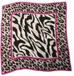 Nicki Tuch im Satin-Look mit Animal Print