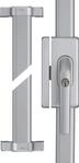 ABUS Fenster-Zusatzsicherung FOS650 AL0125 - Stangenschloss mit Druckzylinder,