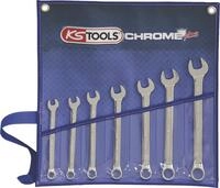 KS Tools 518.0747 CHROMEplus Doppel-Maulschl&uuml;ssel-Satz, 7-tlg.