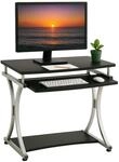 Graphite Black Compact Pc Desk