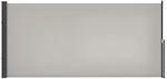 Outsunny Seitenmarkise Ausziehbar Blickdicht Sichtschutz 300 x 140cm Grau