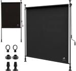 VOUNOT&reg; Klemmmarkise Senkrechtmarkise 120x310 cm, Vertikalmarkise mit...