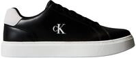 Calvin Klein Herren Cupsole Sneaker Classic Laceup aus Leder, Schwarz...
