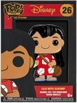 Funko Large Pop! Enamel Pin Disney: Lilo and Stitch - Lilo with Scrump Enamel Pin -