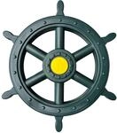 Relaxdays Steuerrad, bewegliches Spielturm-Zubeh&ouml;r, &Oslash; 54 cm, Drehger&auml;usch,