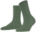 FALKE Damen Socken Cotton Touch W So Baumwolle einfarbig 1 Paar, Gr&uuml;n Sage 7538,